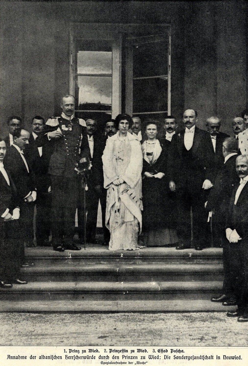 Wilhelm of Wied accepts the Albanian crown