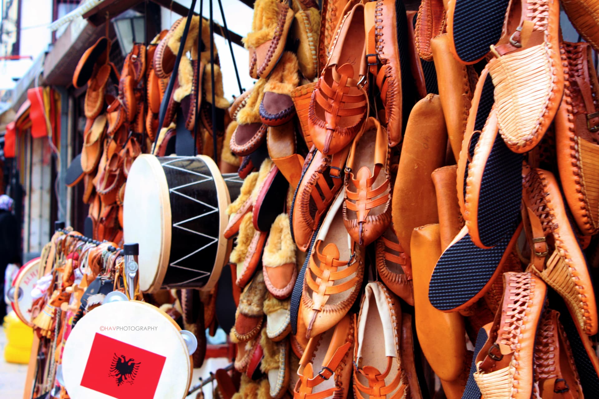 Opinga, traditional leather shoes