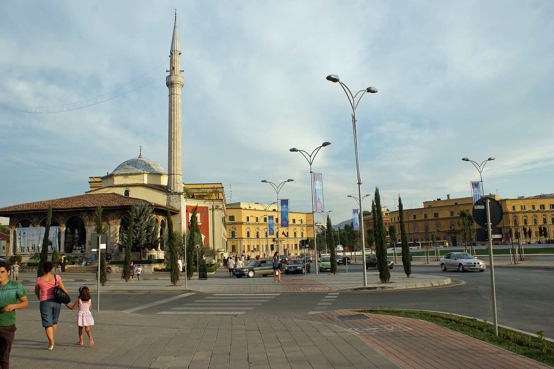 Skanderbeg Square during Ramadan, 2012