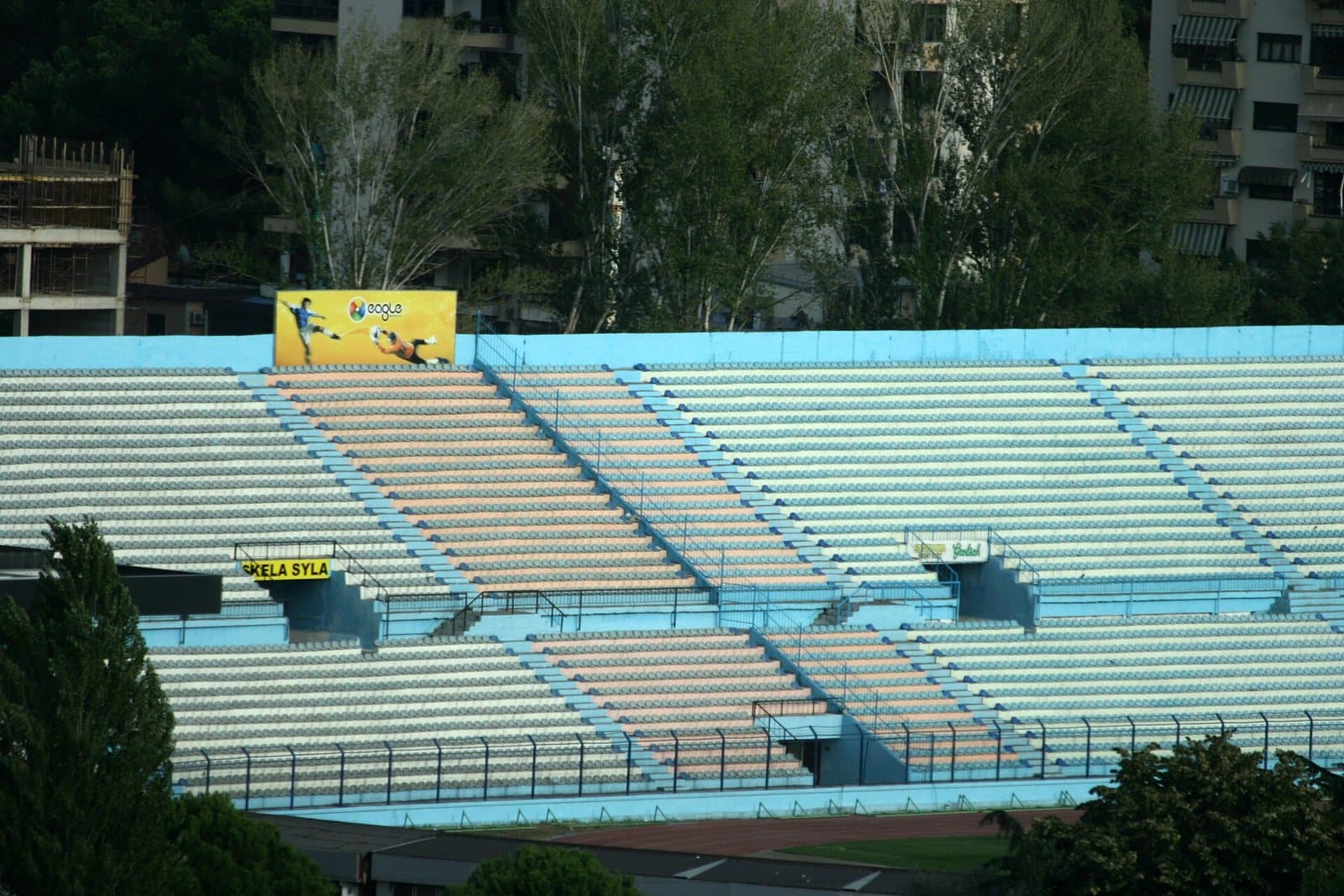 The Qemal Stafa stadium, Tirana