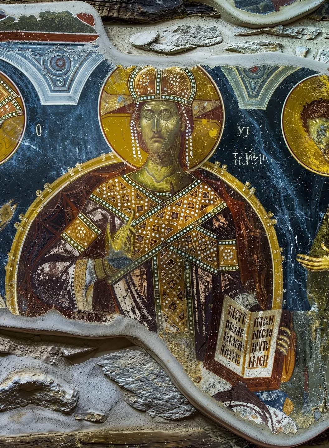 Fresco of the prince Teodor Muzaka