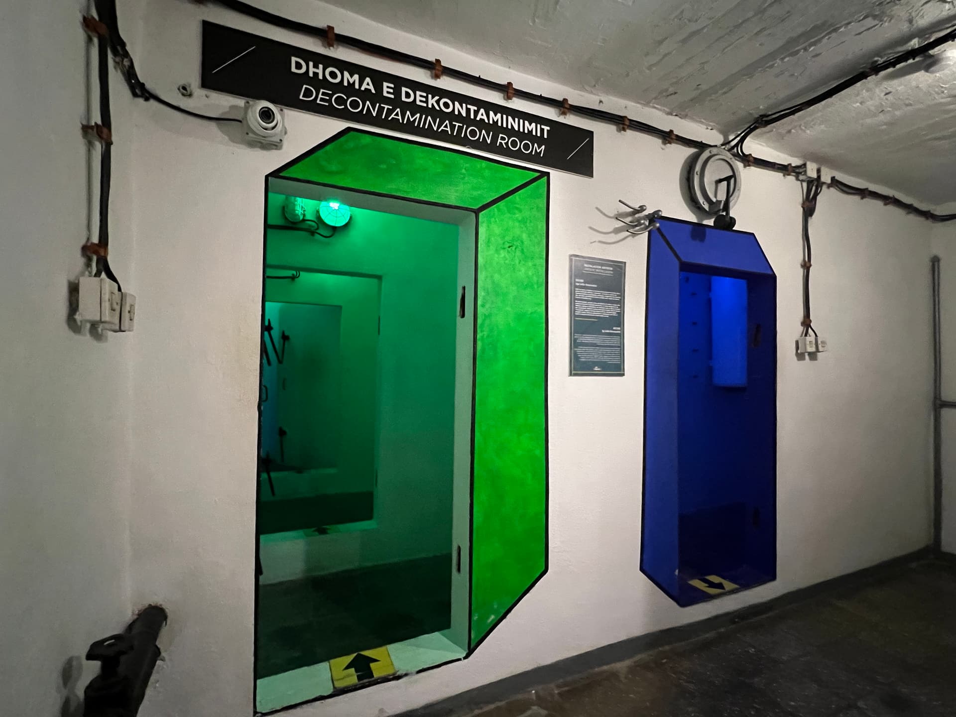 BUNK'ART 2 - art installation inside the bunker museum