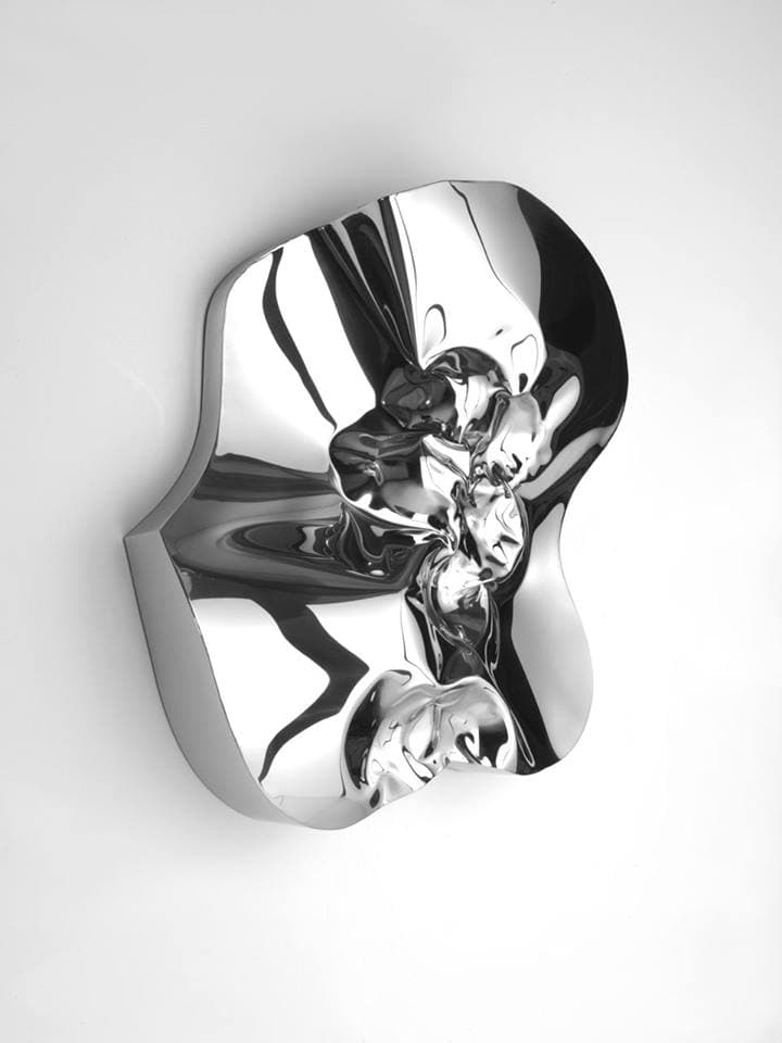 Helidon Xhixha - "Light", stainless steel sculpture, 2010