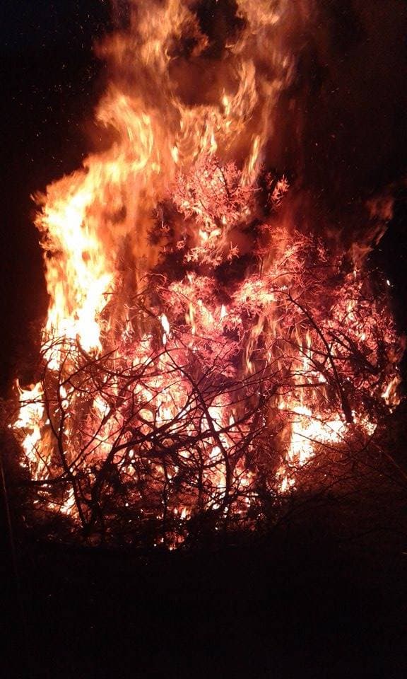 The bonfire of Dita e Verës, Tropojë