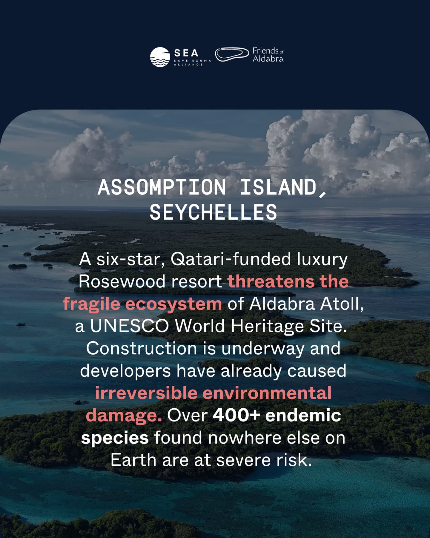 From the Caribbean and the Indian Ocean, our Bahamian and Seychellois coalition… (4/8)