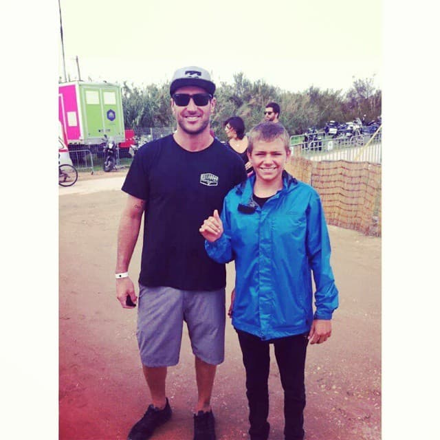 Had a blast today got insanely barrelled and took a pic with one of my favourite surfer…