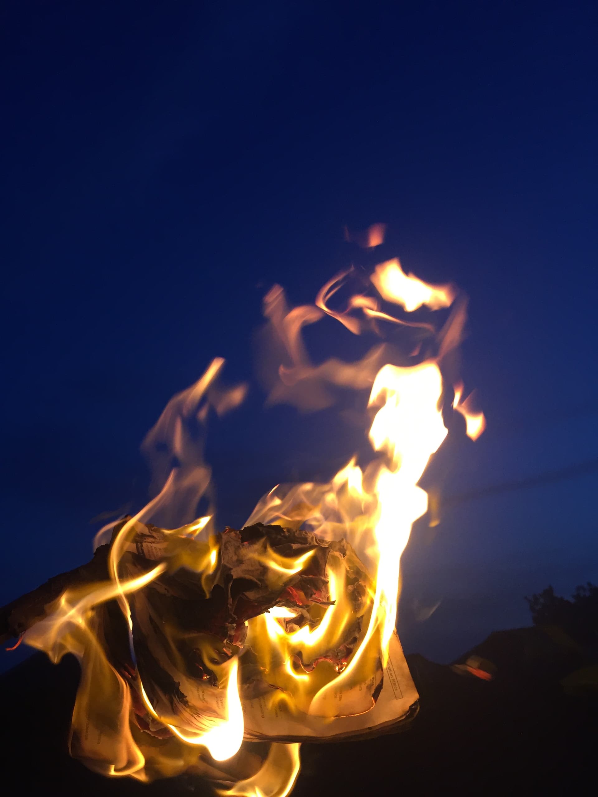 A burning book 📖