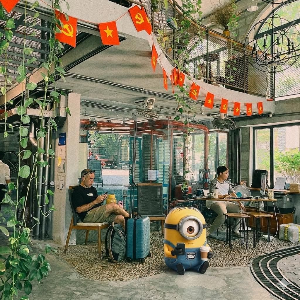 Bello! When Minion doesn't sleep at Gru's house but books a room at Br