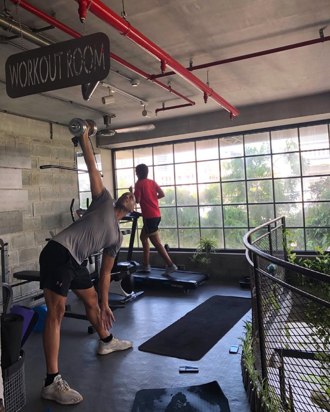 Have you worked out today yet?🏋️♀️ Our work out space is always avai