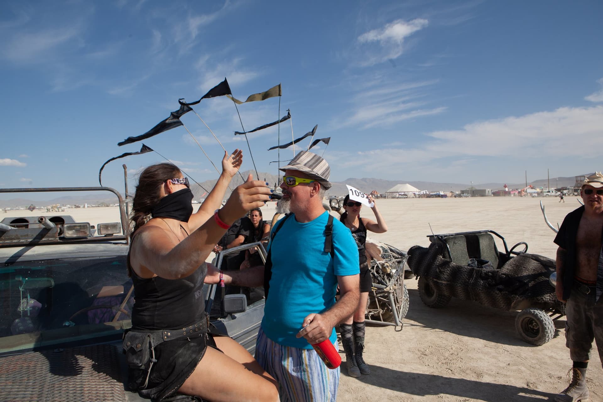 The art-car fleet, day · 2/20
