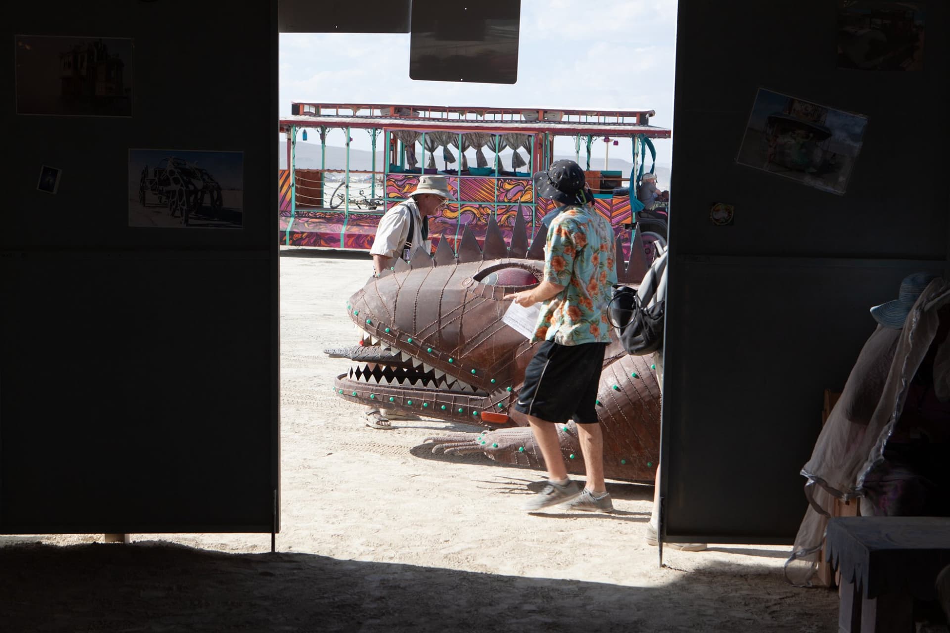 The art-car fleet, day · 5/20