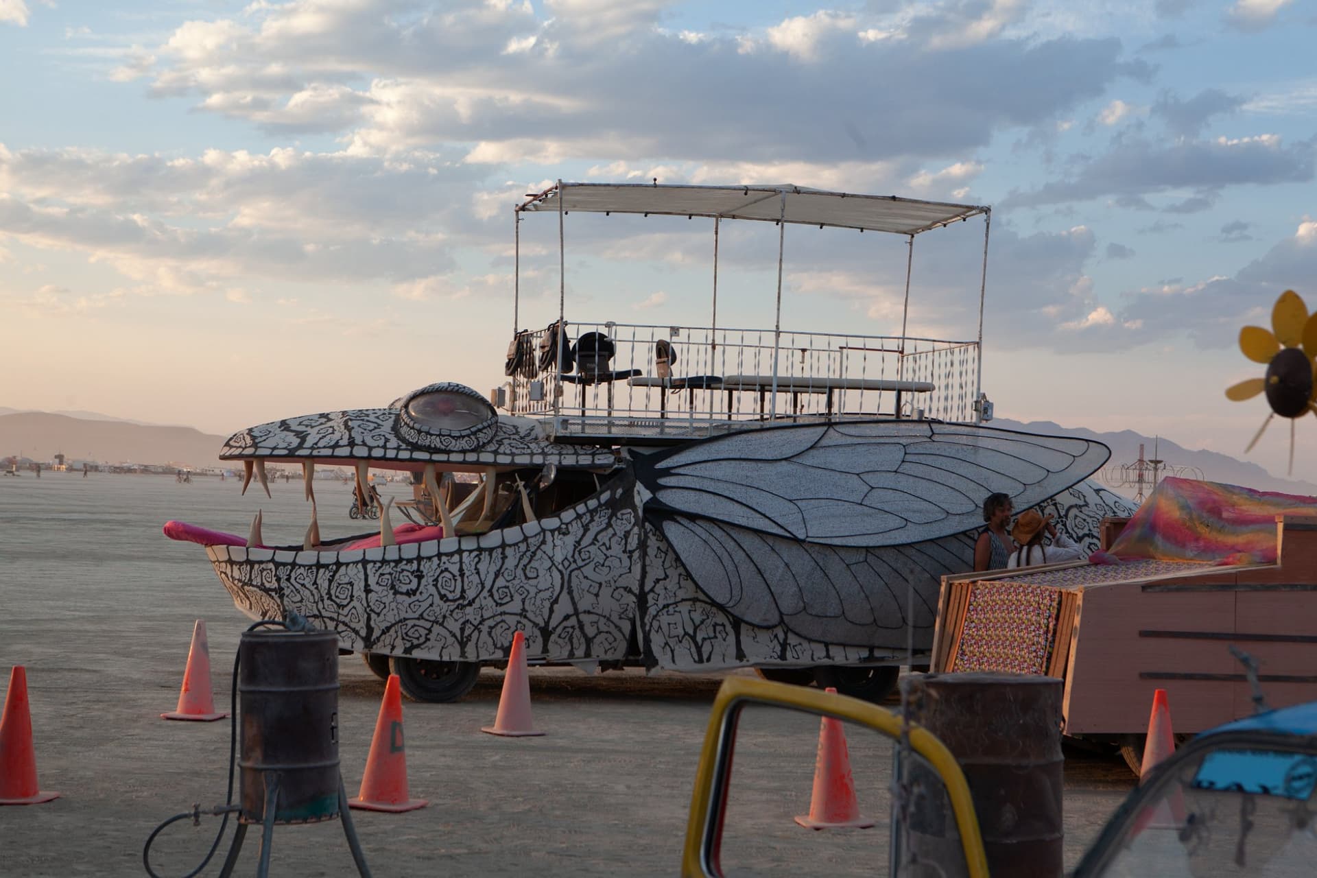 The art-car fleet, day · 17/20