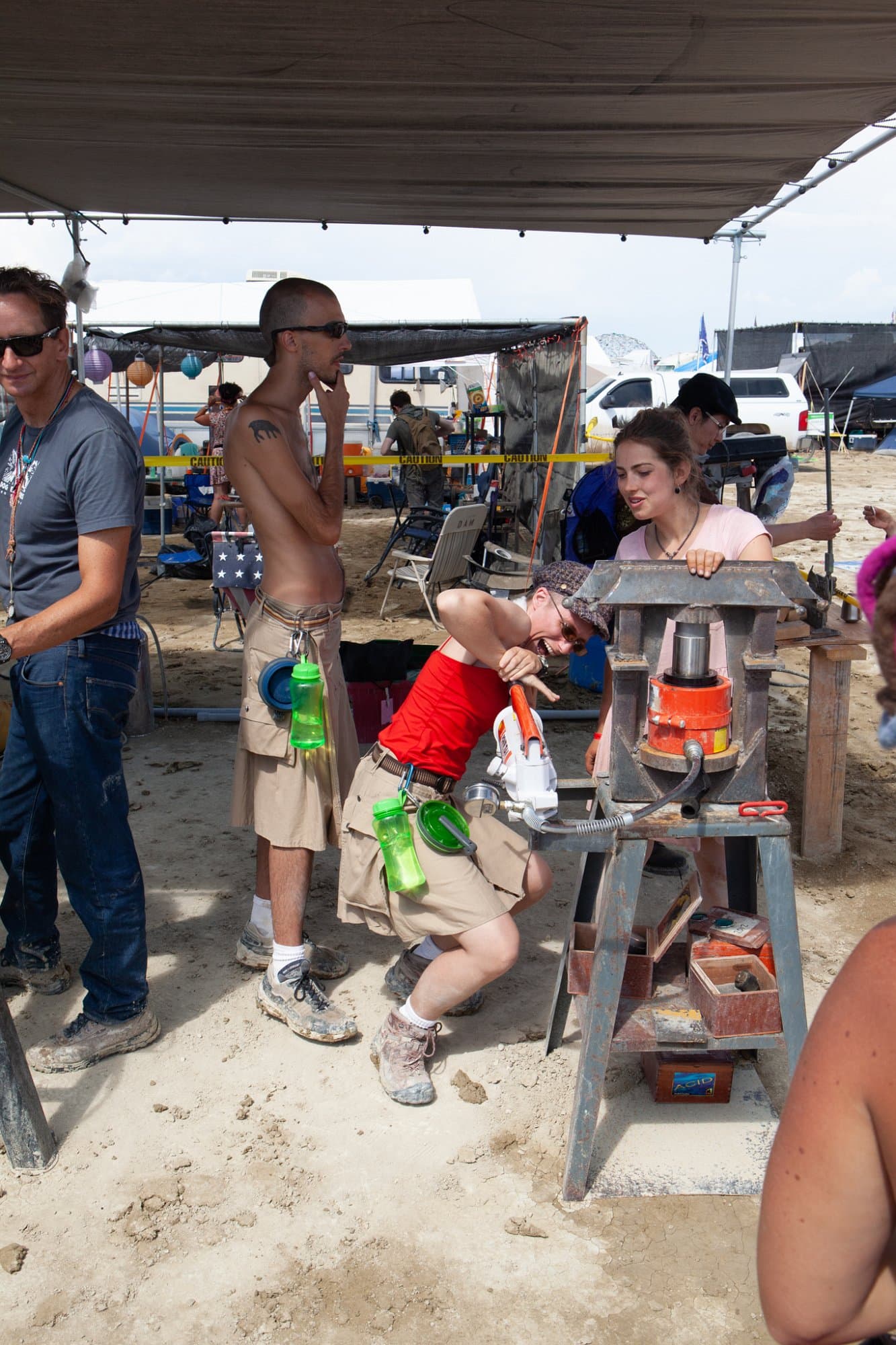 The coin-press camp · 7/14