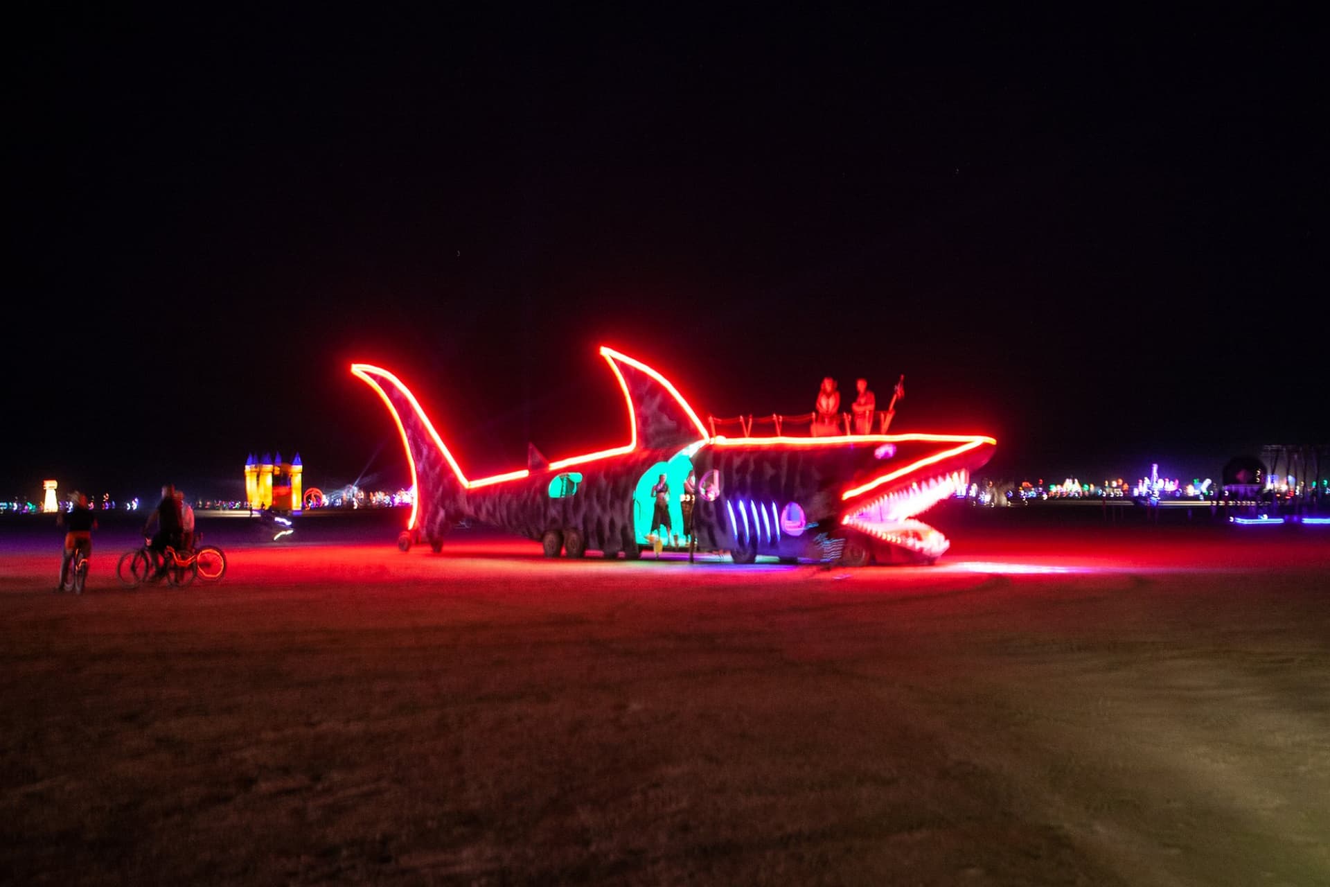 The neon fleet at night, 2014 · 1/5