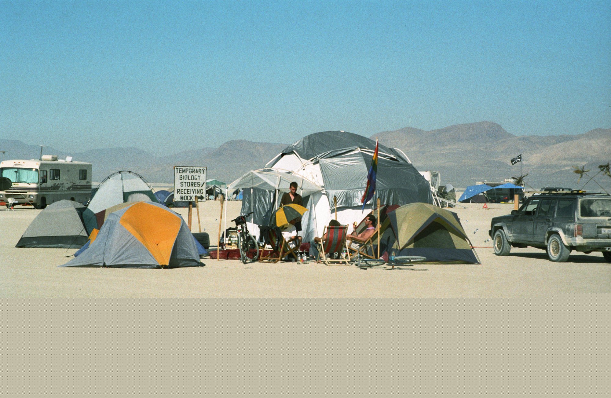 'TEMPORARY BIOLOGY STORES' camp