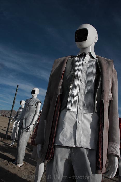 Camera-Headed Mannequins Up Close