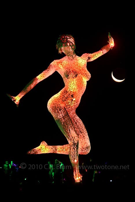 Bliss Dance Glowing Amber, Crescent Moon
