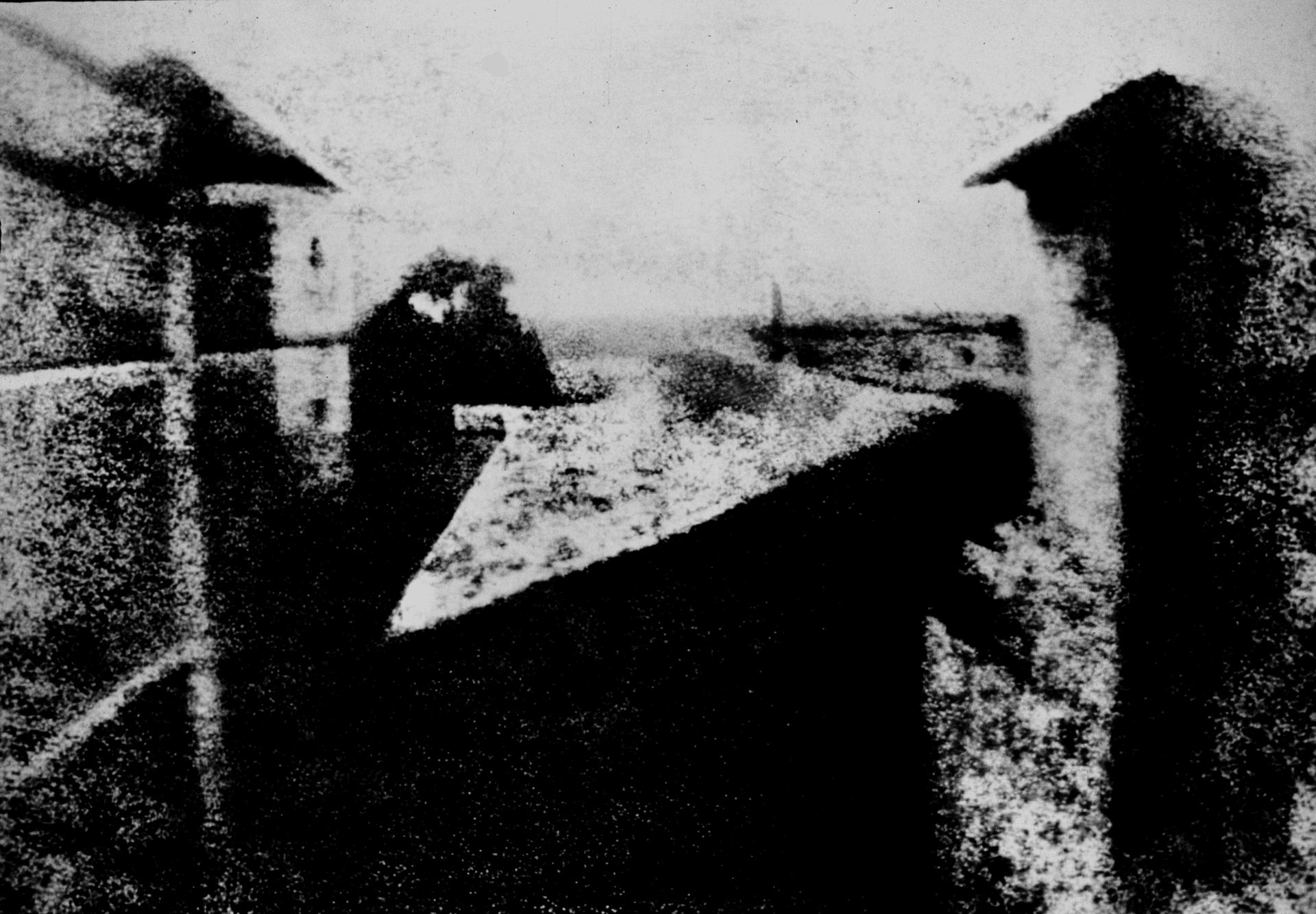 Niépce's first photograph (1826) (1826) (1 of 4)