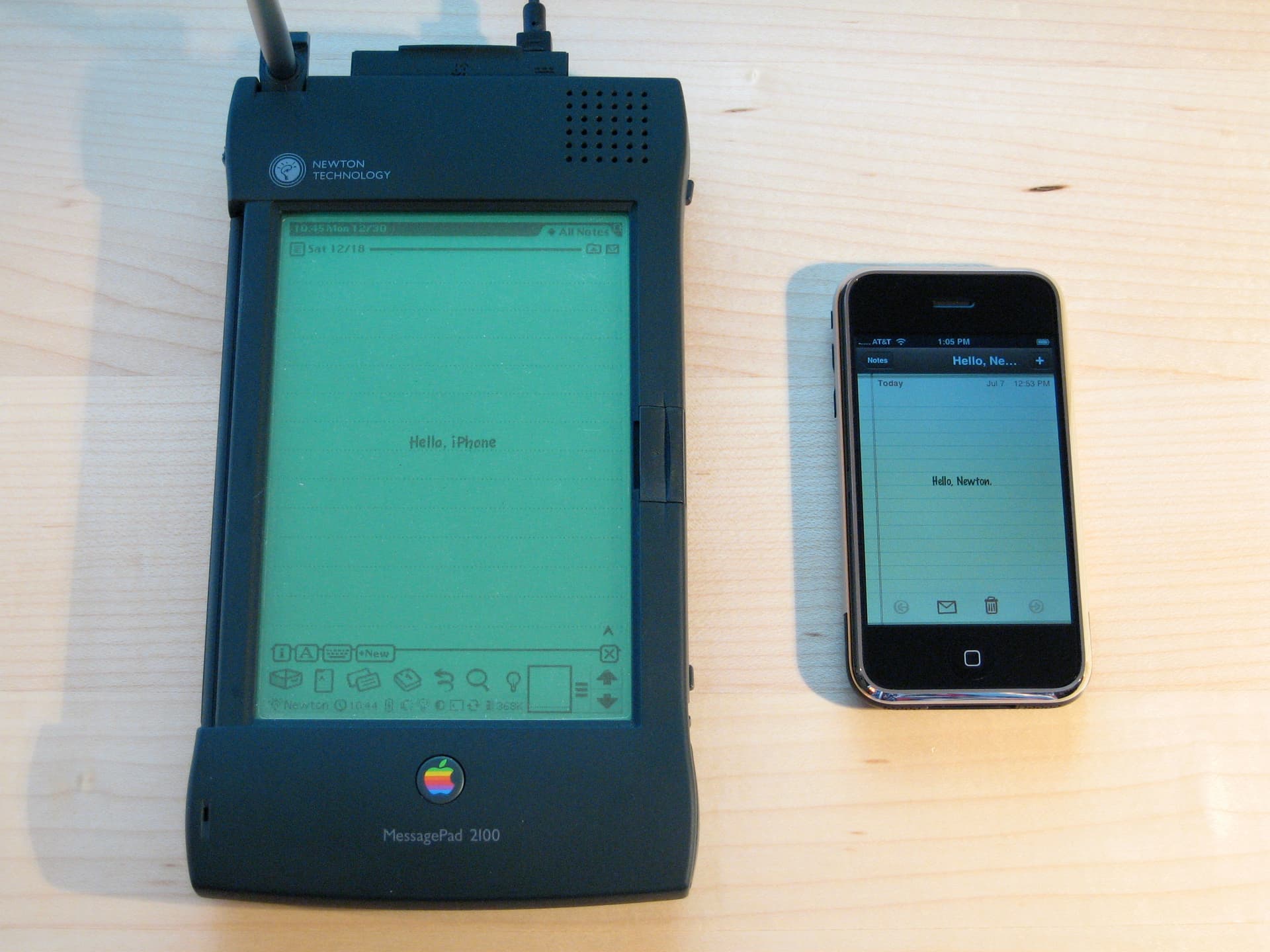 The original iPhone (2007) (2 of 3)