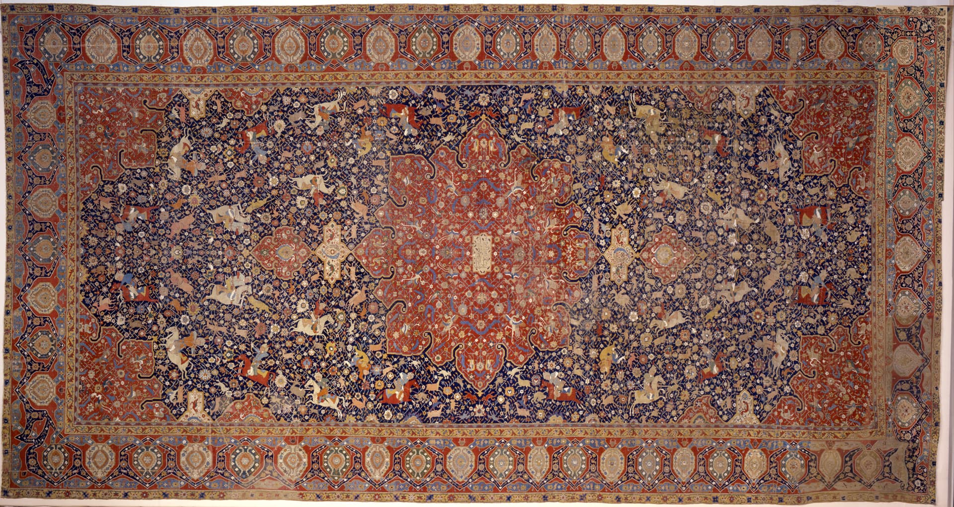 Hunting Carpet by Ghyath ud-Din Jami, Museo Poldi Pezzoli