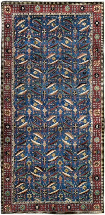 A Kirman 'vase technique' carpet, 17th century