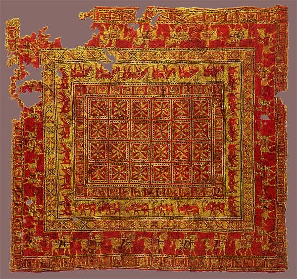 The Pazyryk carpet, Hermitage Museum