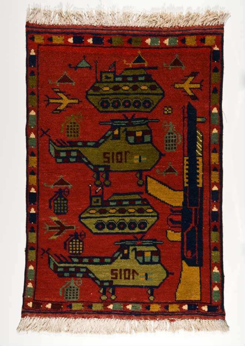 Afghan war rug