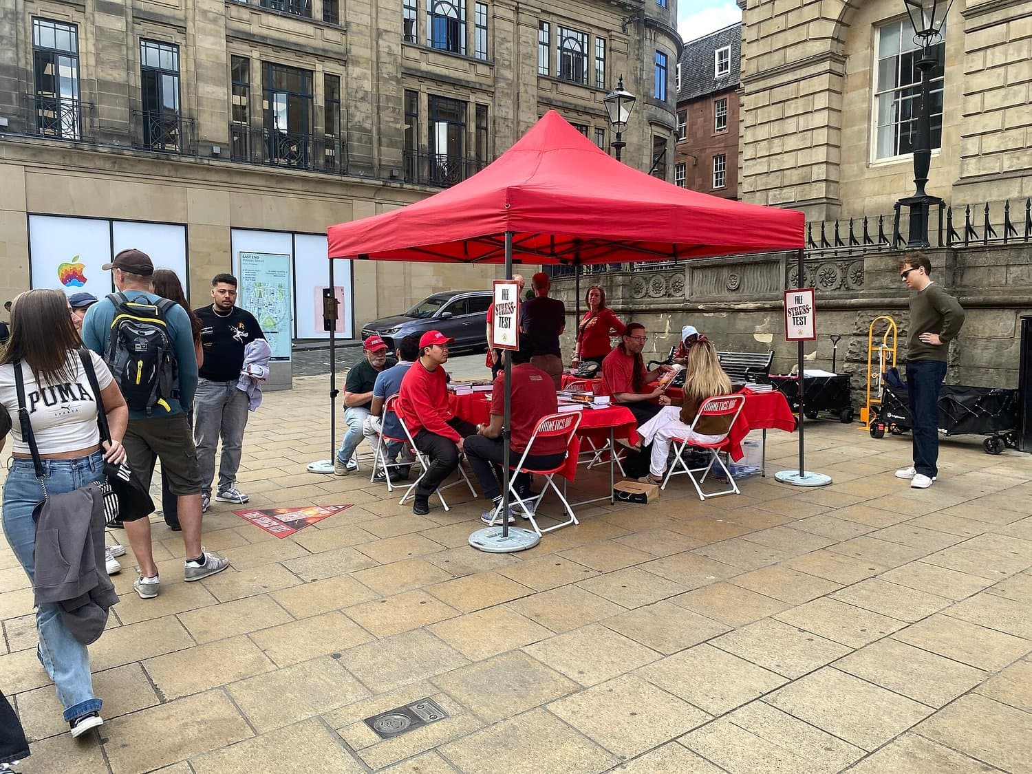 Free stress tests on Princes Street