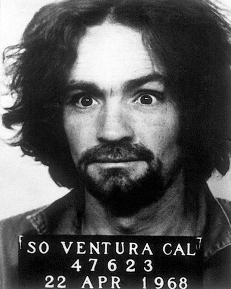 Charles Manson booking photograph, 1968