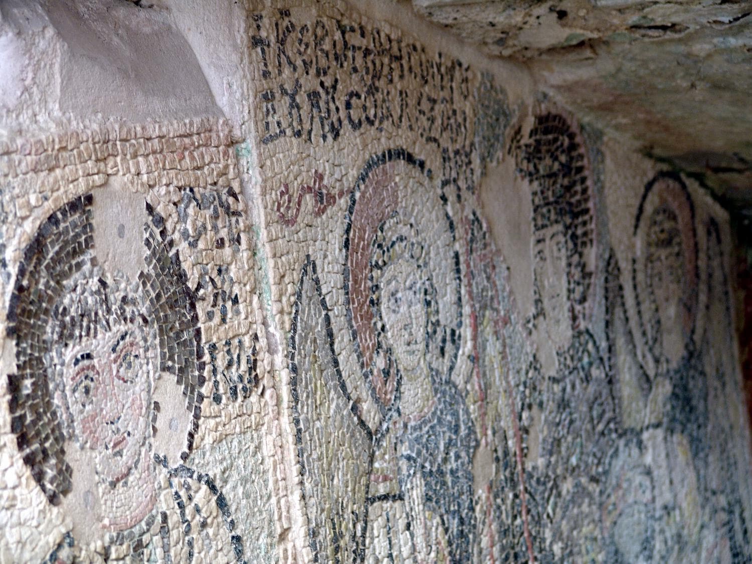 Mosaics in the Durrës amphitheatre (CIA World Factbook)
