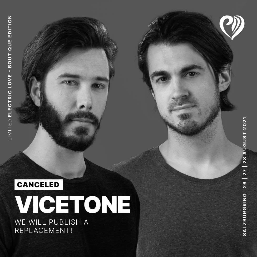 Sad news has just reached us from @vicetone: "We were really excited to play at