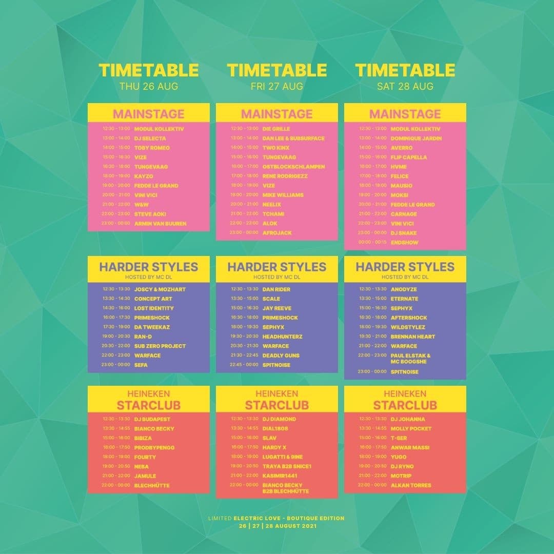 Discover the full timetable for ELF BOUTIQUE EDITION! β°π It's HERE πͺ! The tim (2/2)