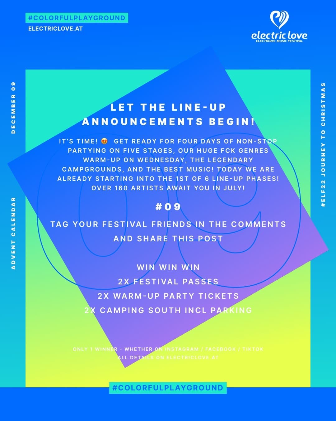 #09 - LET THE LINE-UP ANNOUNCEMENTS BEGIN! TODAY 19:00 CET: LINE-UP PHASE 1 OF 6 (2/2)