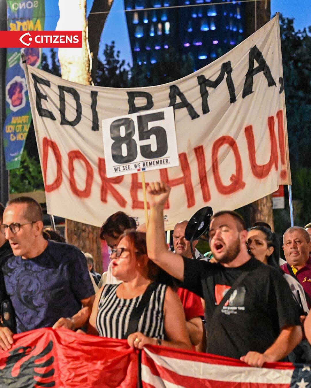 Edhe në ditën e 85-të, qytetarët kërkuan anulimin e Ligjit nr. (frame 2)
