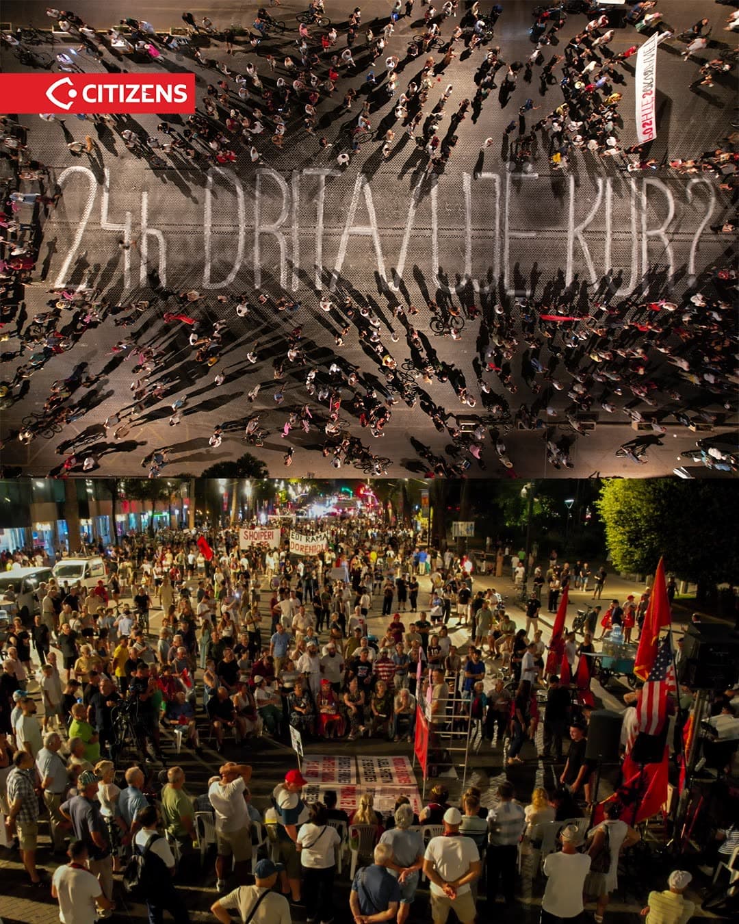Edhe në ditën e 86-të, qytetarët përsëritën sërish kërkesat e tyre për… (frame 1)