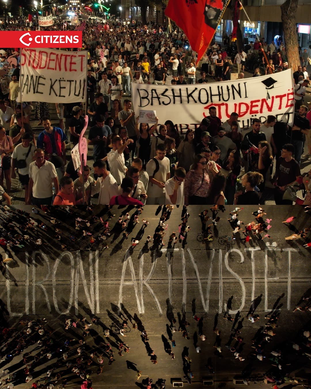 Dita e 95-të e protestës u shënua me thirrje për solidaritet me aktivistët… (frame 1)