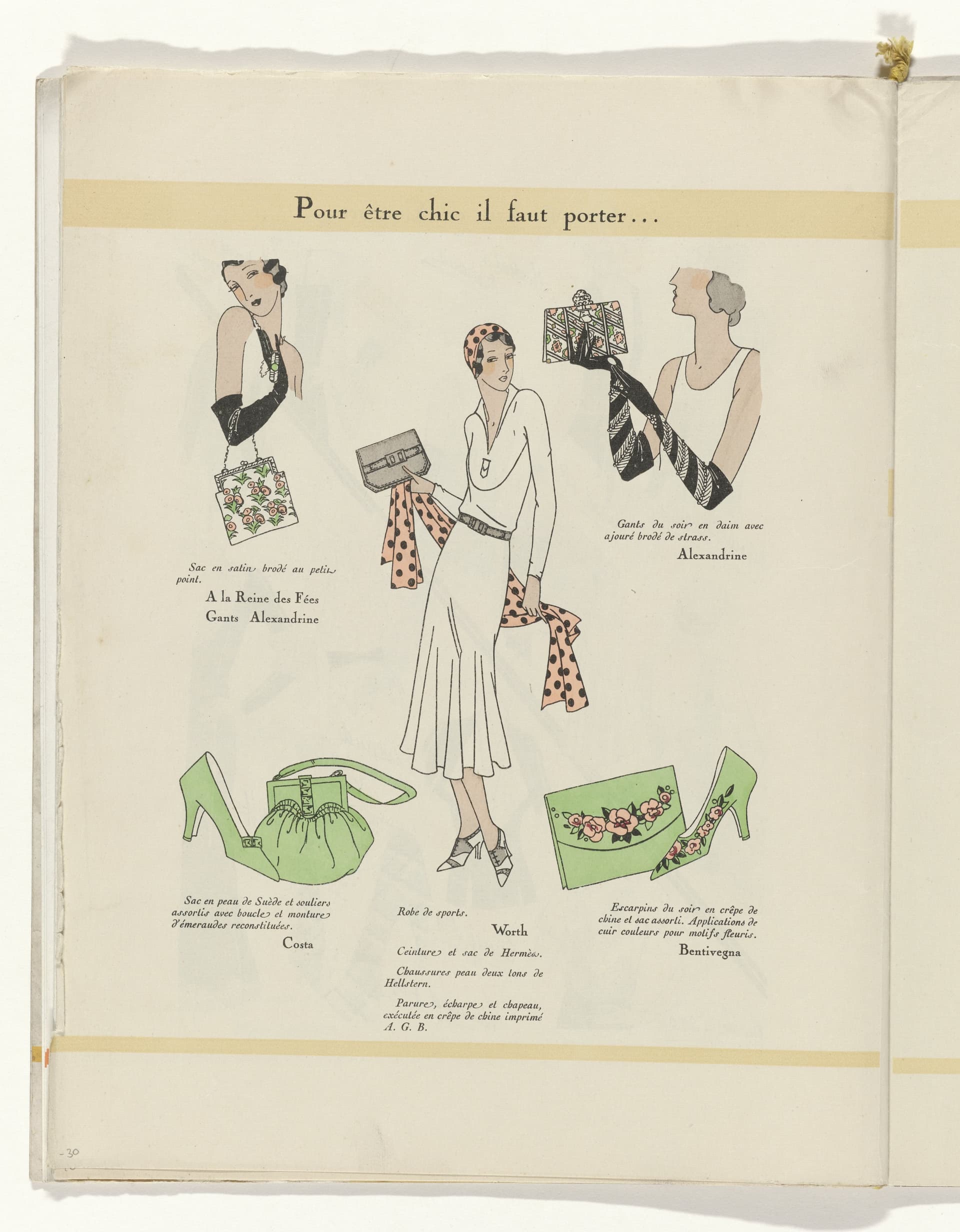 'Ceinture et sac de Hermès' - Art-Goût-Beauté, May 1931