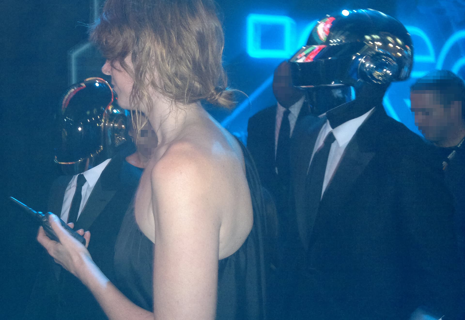 Daft Punk at the Tron premiere