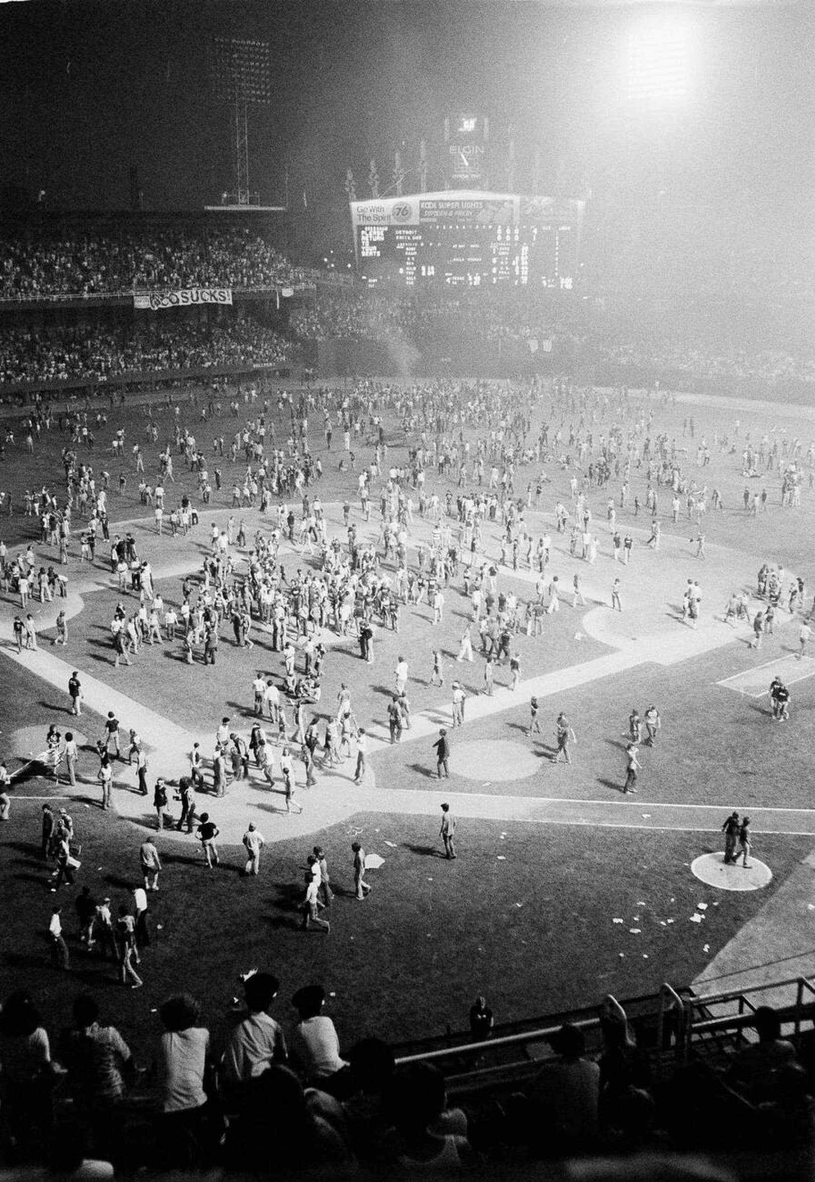 The field at Comiskey Park