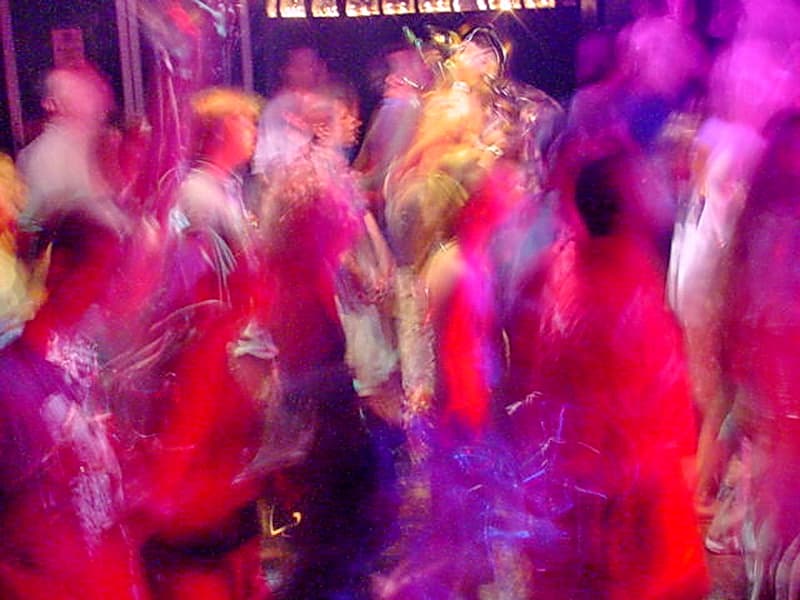 Bodies and light on the floor