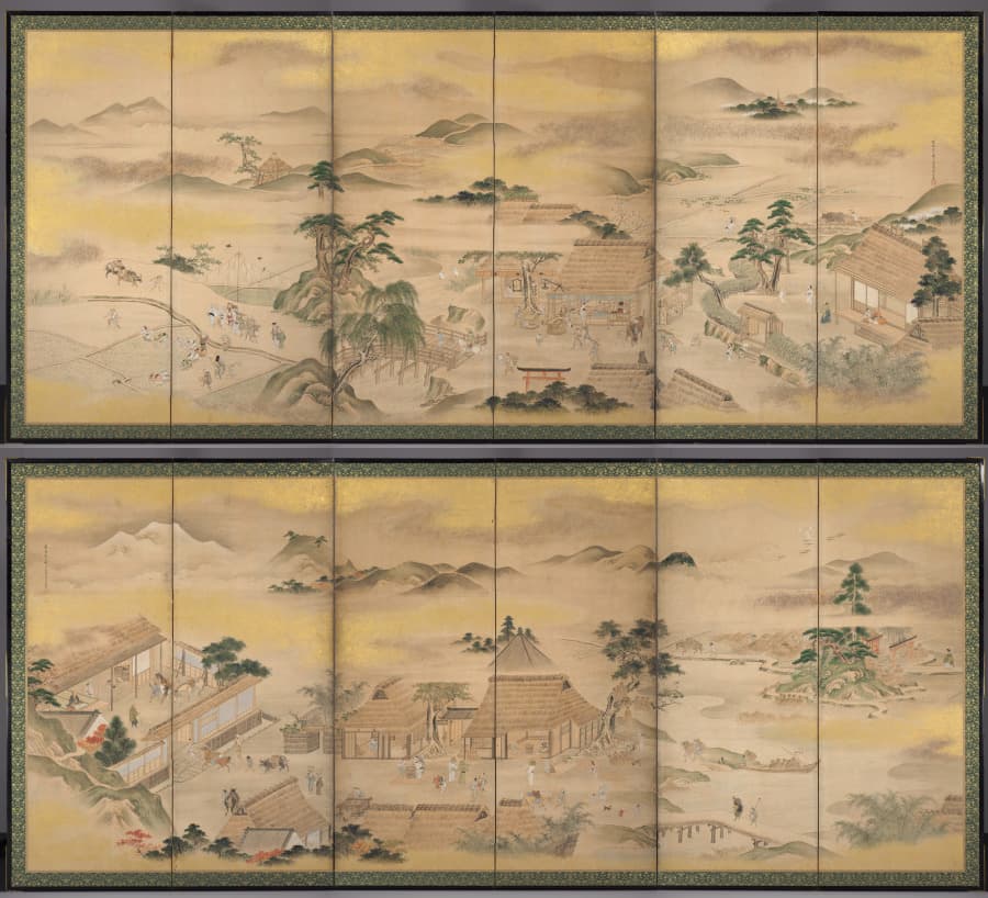 Spring and Autumn Farming, a third example by Kō Sūkoku