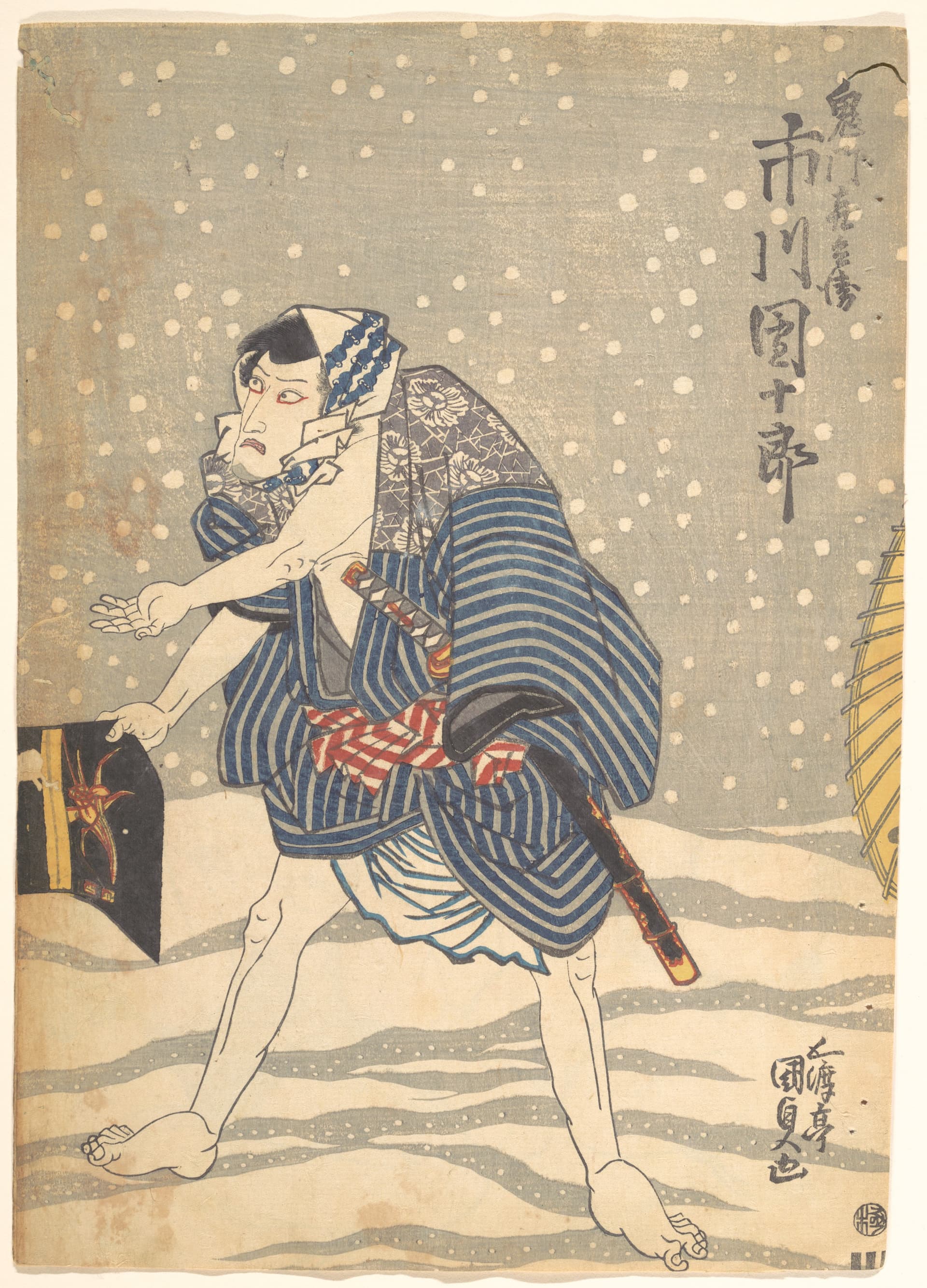 Utagawa Kunisada: a woodblock print, about 1800