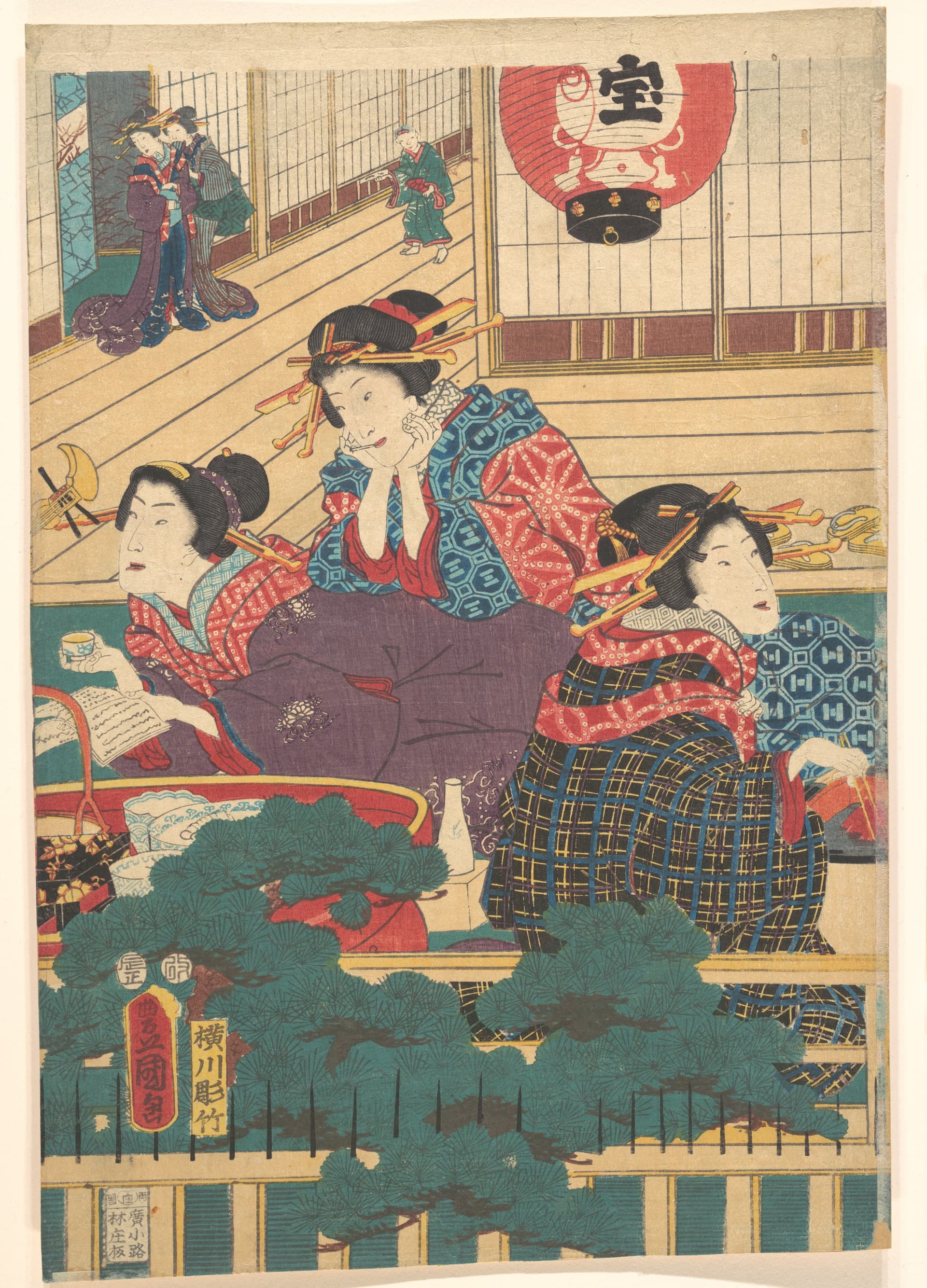 Utagawa Kunisada: a woodblock print, about 1786, example 4