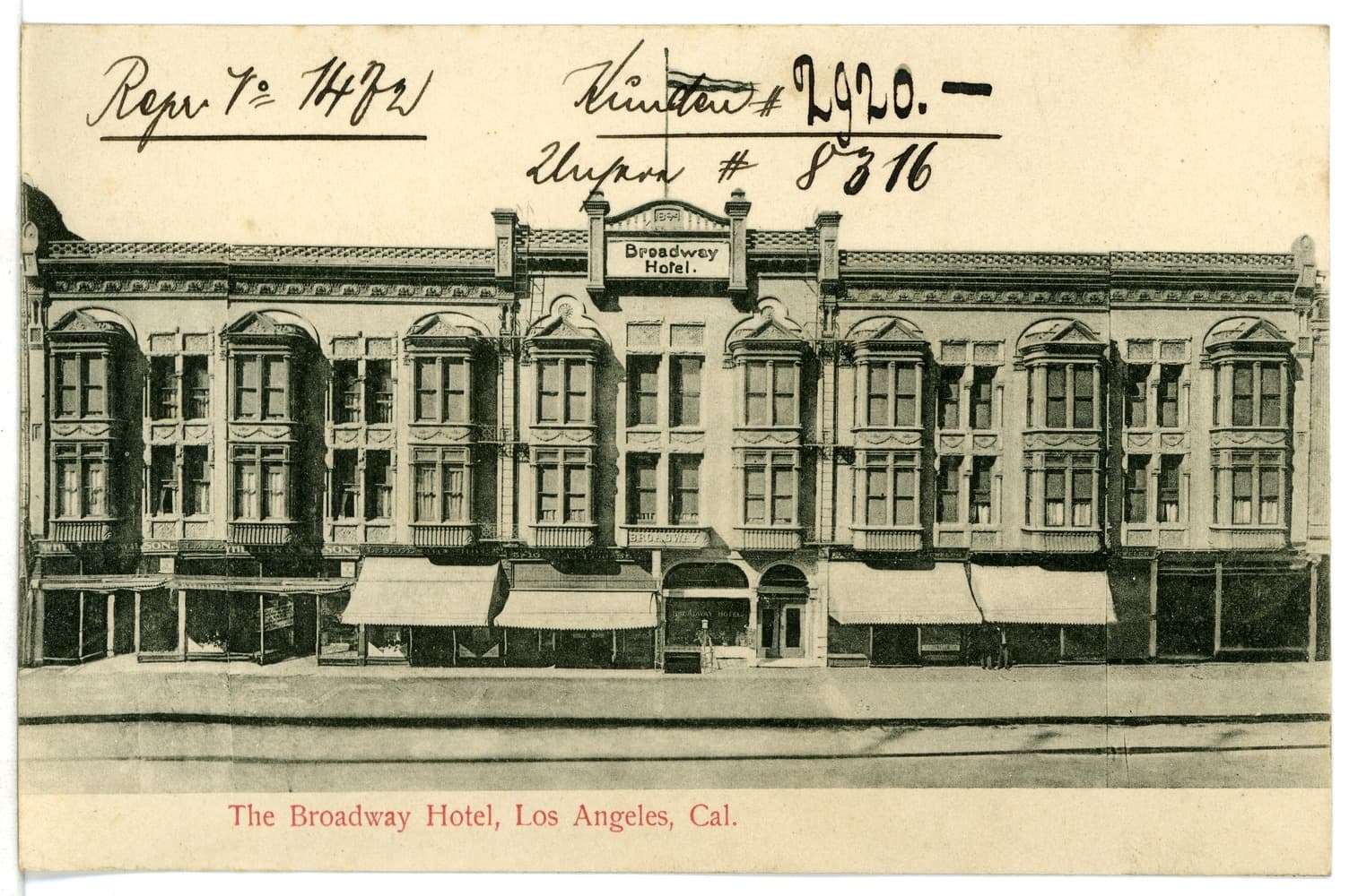 Los Angeles-1906-The Broadway Hotel