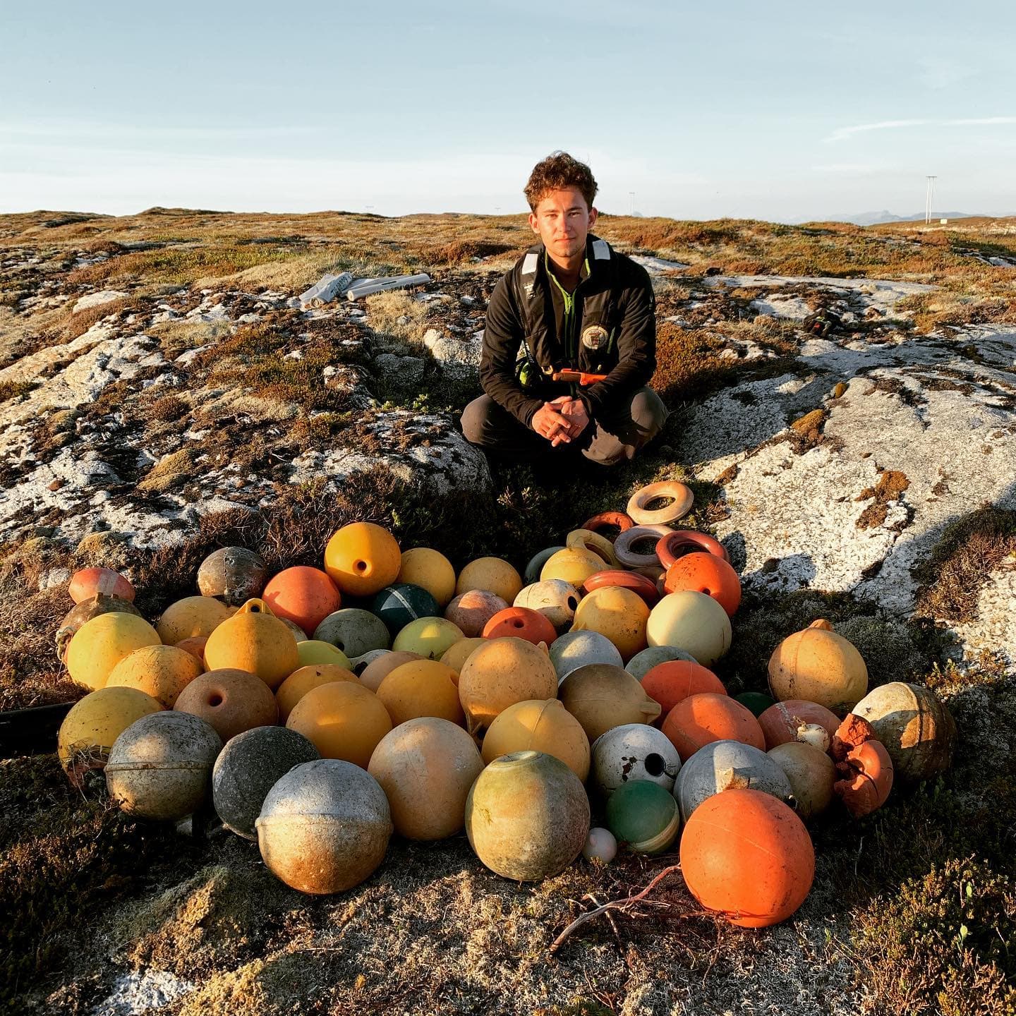 This is some of the things we found on 50 meters shoreline at a…