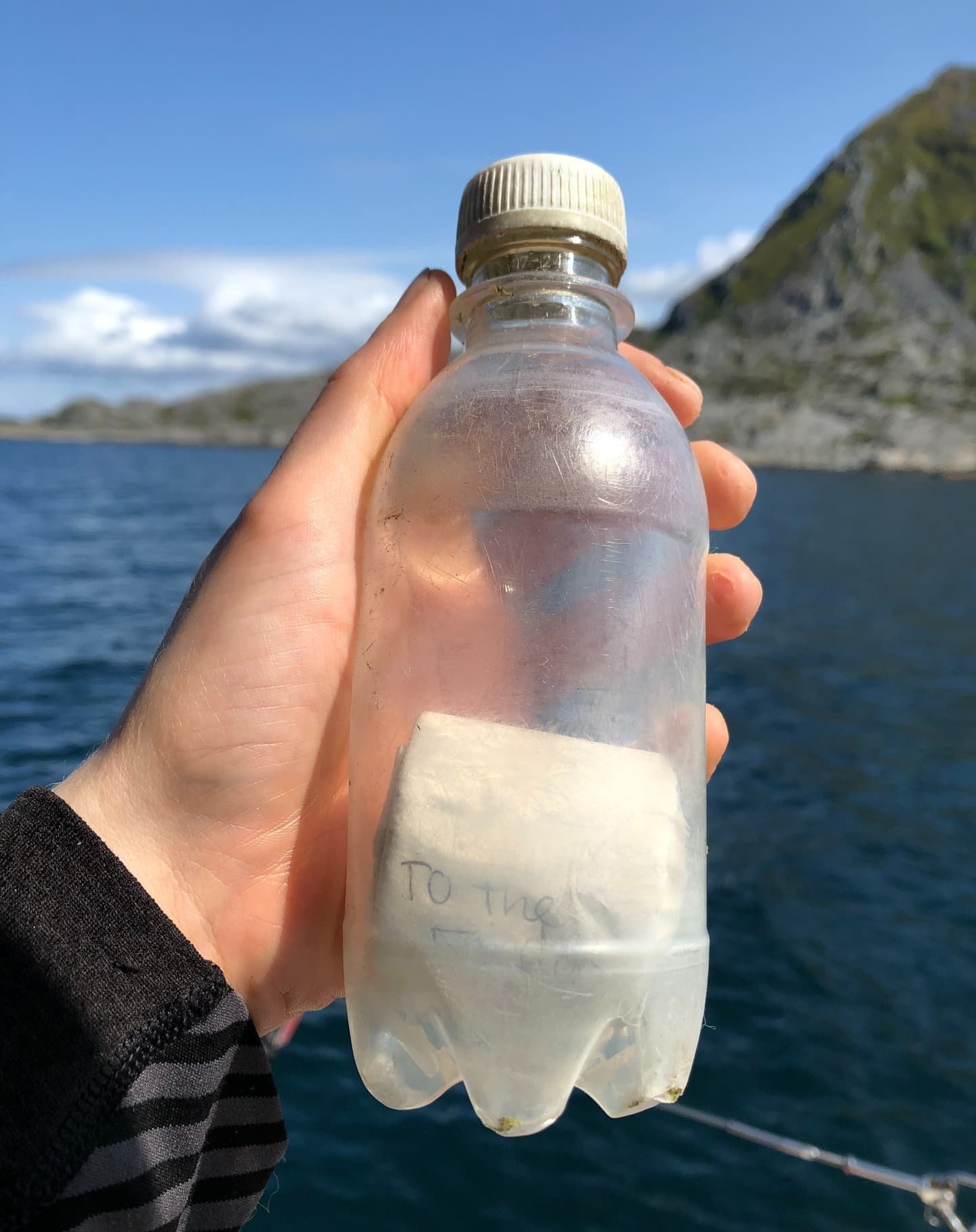 A message in a bottle from a 12-year-old.