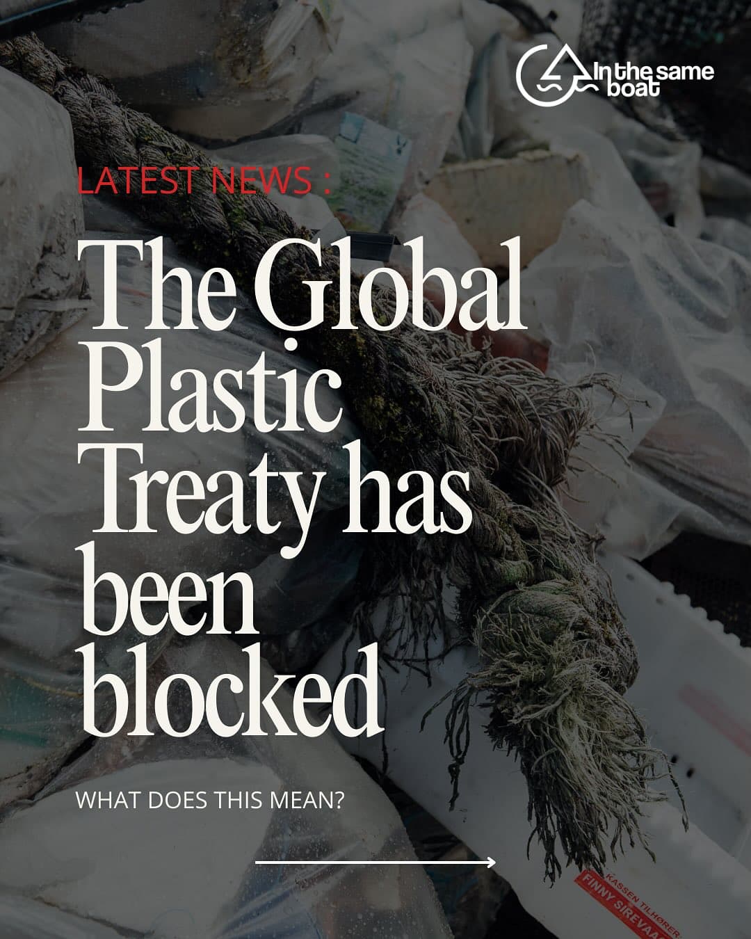 In the recent UN negotiations the Global Plastic Treaty stalled.