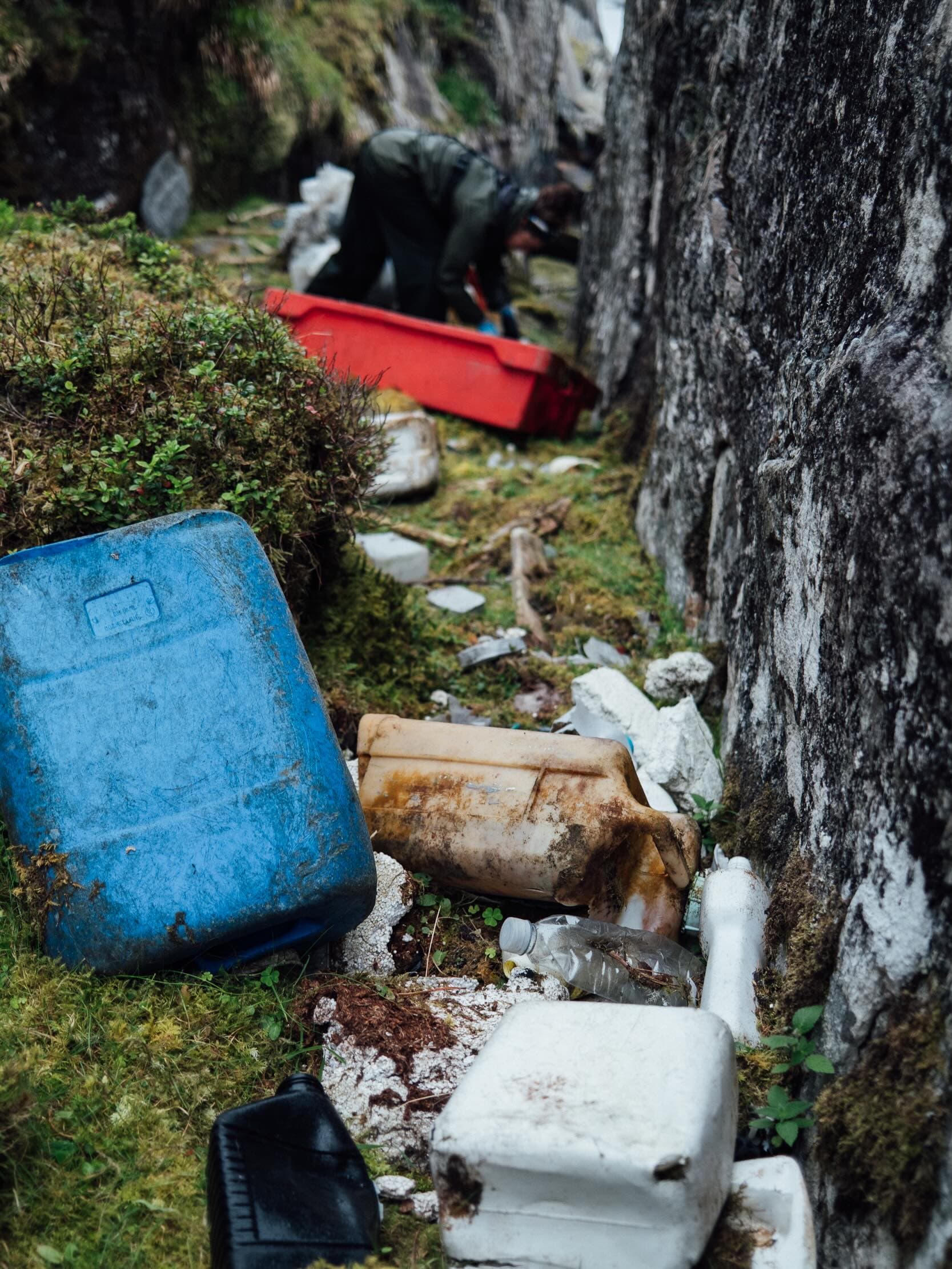 If this trash was polluting your backyard, would you leave it there?