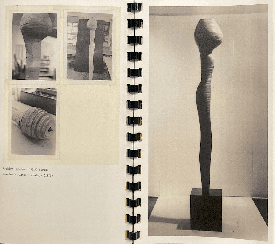 Robert Mallary - TRAN2 - computer-generated sculpture
