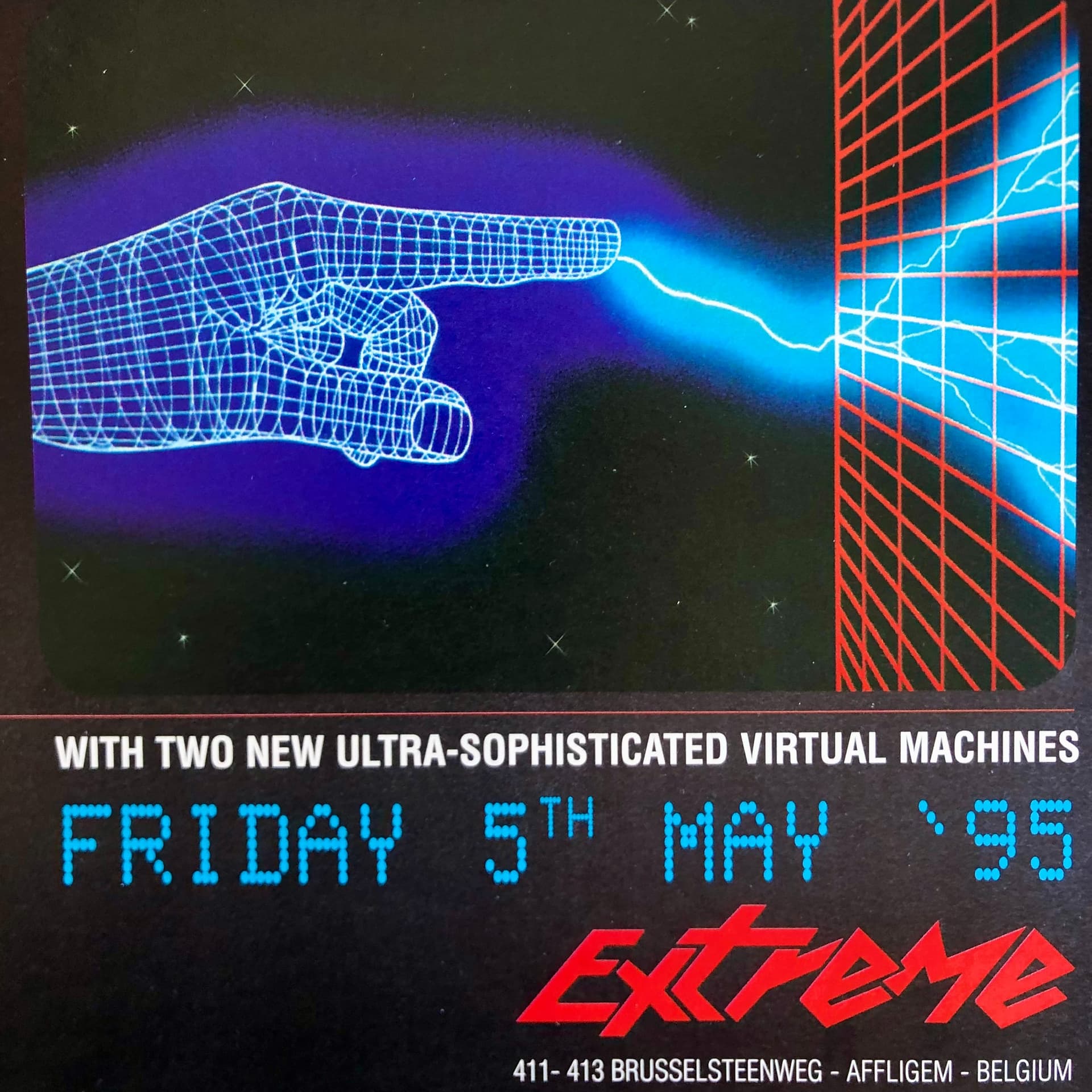 Extreme - flyer, Friday 5 May '95